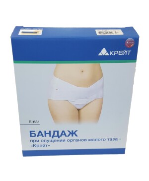 Tos a'zolarining prolapsasi uchun bandaj kreit b-631 hajmi 6 (oq)