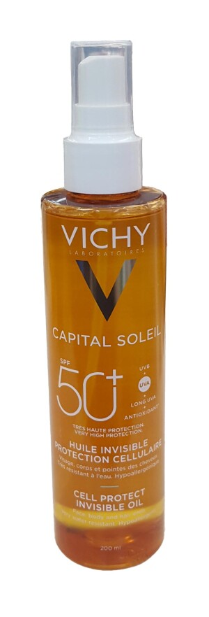 Вичи Cапитал идеал солеил қуёш ёғи сувга чидамли спф 50+ 200мл