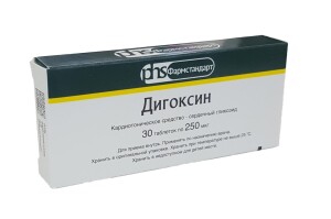 Digoksin tabletkalari 250mkg №30