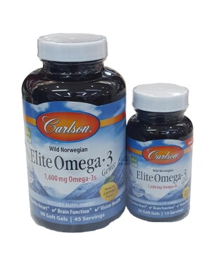 Жирные кислоты carlson labs elite омега-3 лимон капсулы №90+30