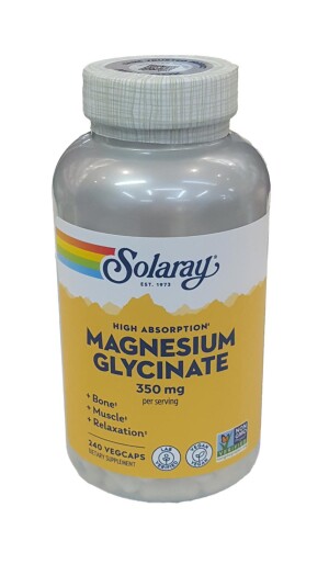 Magniy glitsinat solaray kapsulalari 350 mg №240