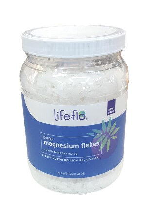 Хлопья чистого магния life-flo суперконцентрированные 2,75 фунта (44 унции)