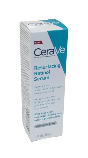 Цераве resurfacing retinol serum сыворотка с ретинолом выравнивания текстуры кожи лица 30мл