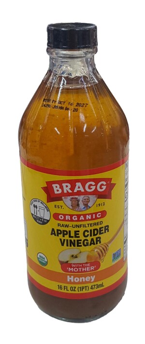 Яблочный укcуc bragg opгaничecкий с медом 47змл
