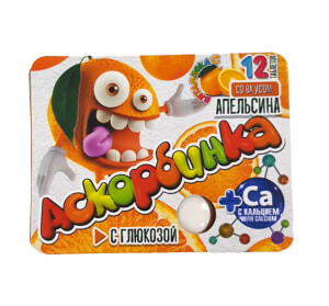 Bolalar pro faol apelsin askorbinkasi 1,2 g №15 (blister)