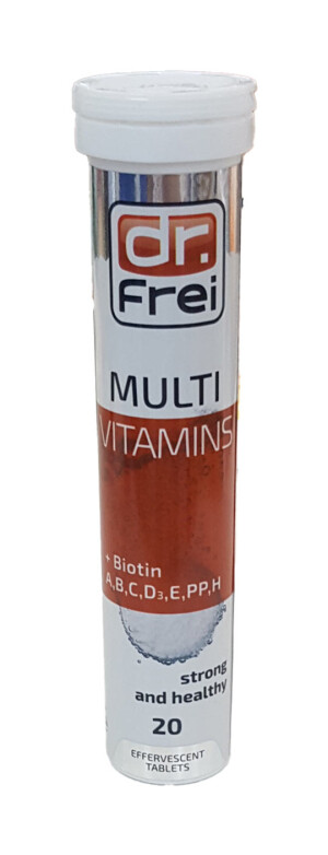 Vitamin dr frei multivitamins efervesan tabletkalar №20