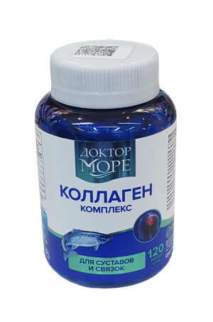 Kollagen kompleksi doktor more qo'shimchalar va ligamentlar uchun kapsulalar 0,45 g №120