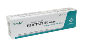 Нистатин малҳами 100000эд / 1г 25г н2