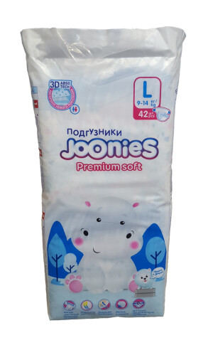 Joonies premium yumshoq tagliklar hajmi l №42