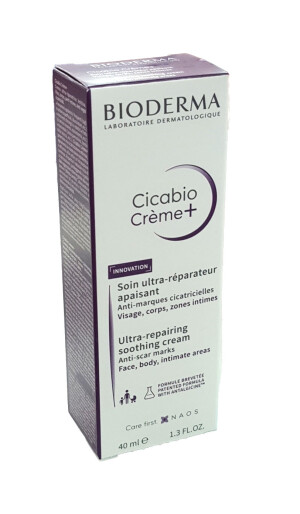 Биодерма cicabio creme+ крем восстанавливающий для лица и тела 40мл