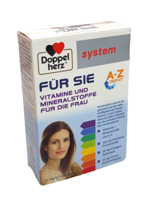 Унинг учун доппелгертс тизими аёллар учун а-з депот таблеткалари №30