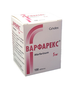 Warfarex tabletkalari 5mg №100