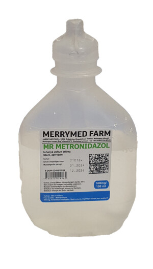 Metronidazol infuzion eritmasi 100ml MF