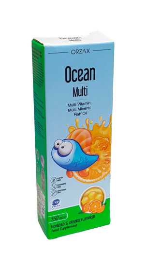 Ko'p vitaminli ocean orzax multi siropi 150ml