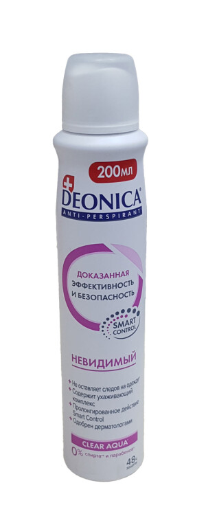 Антиперспирант deonica невидимый 200мл