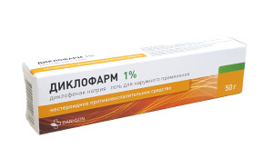 Диклофарм жели 1% 50г
