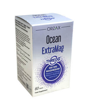 Magniy ocean orzax extra mag tabletkalari 200mg №60