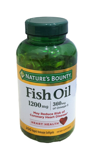Рыбий жир омега-3 nature's bounty капсулы 1200мг/360мг №200