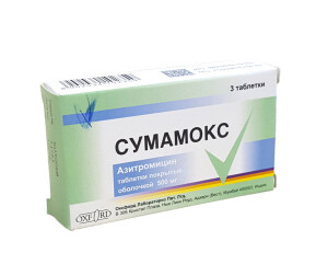 Sumamox tabletkalari 500mg №3