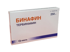 Бинафин таблетки 250мг №14