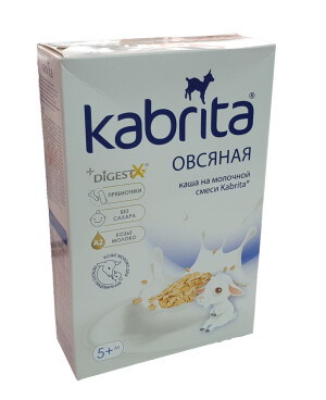 Kabrita bo'tqasi echki sutida jo'xori uni 5+ 180g
