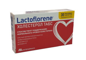 Laktofloren xolesterin tabs tabletkalari №30