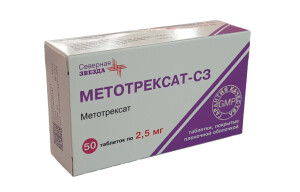 Metotreksat-C3 tabletkalari 2,5 mg №50