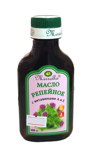 Репейное масло с витаминами а, е 100мл