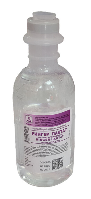 Рингер лактат инфузион эритмаси 100мл