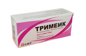 Тримеик таблеткалари 4мг/1,25 мг/10мг №30