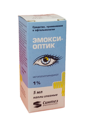 Emoksi optikasi ko'z tomchilari 1% 5ml