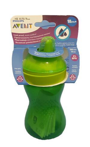 Авент чашка для питья с носиком 18м+ 300мл (scf804/03)