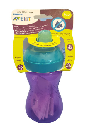 Авент чашка для питья с носиком 9м+ 300мл (scf802/02)