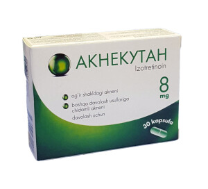 Акнекутан капсулалари 8мг №30