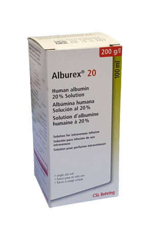 Alburex infuzion eritmasi 20% 100ml
