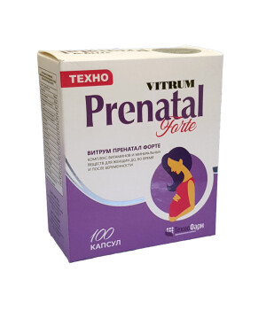 Витрум пренатал форте капсулалари №100