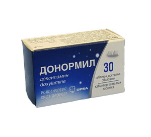 Donormil tabletkalari 15mg №30