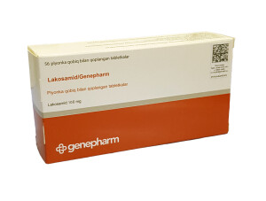 Лакосамид таблеткалари 100 мг №56