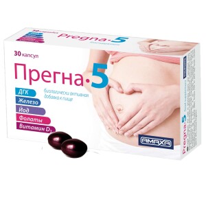 Прегна 5 капсуласи №30