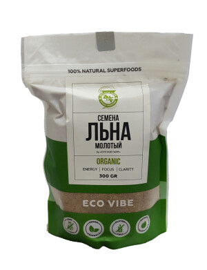 Льна семена organic молотый 300г