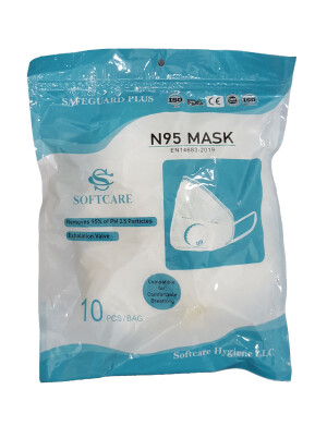 Маска респиратор kn95 лицевая safeguard plus №10