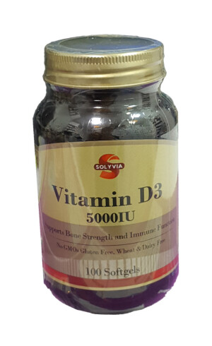 Vitamin D3 solyvia Caps 5000me №100