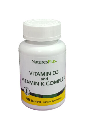 Vitamin D3 + K2 naturesplus tabletkalari № 90