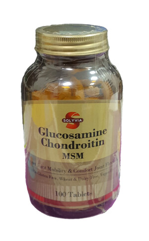 Glyukozamin xondroitin va MSM solyvia tabletkalari №100