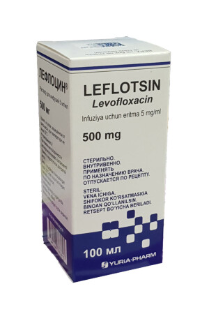 Leflotsin infuzion eritmasi 500mg 100ml