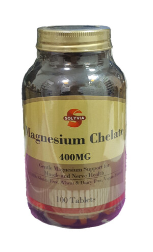 Magniy xelat solyvia planshetlar 400mg №100