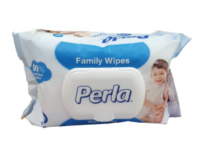 Салфетки влажные детские perla natural №120