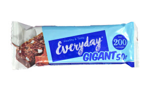 Sutli shokolad va Hindiston yong'og'i bilan har kuni gigant granola bar 50g