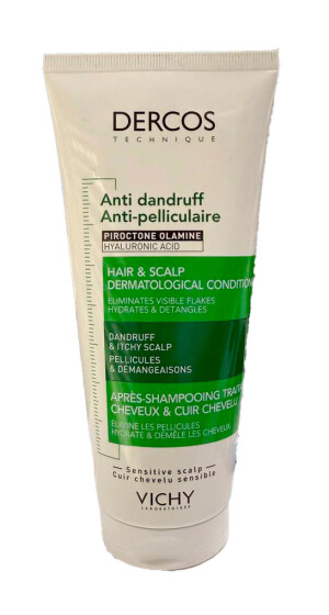 Виши dercos technique anti dandruff кондиционер тонизир против перхоти 200мл*