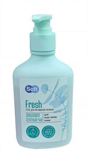Гель д/интимной гигиены soft fresh эвкалипт зеленый чай 220мл